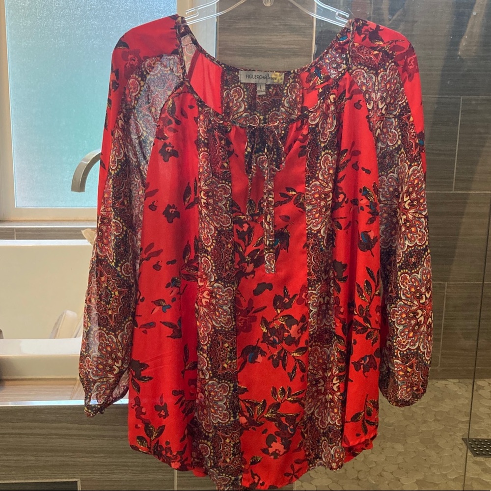L Figueroa & Flower blouse in excellent condition 🌹